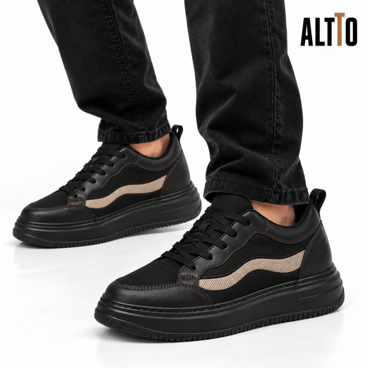 ALTTO BOLD negra puesta con jeans