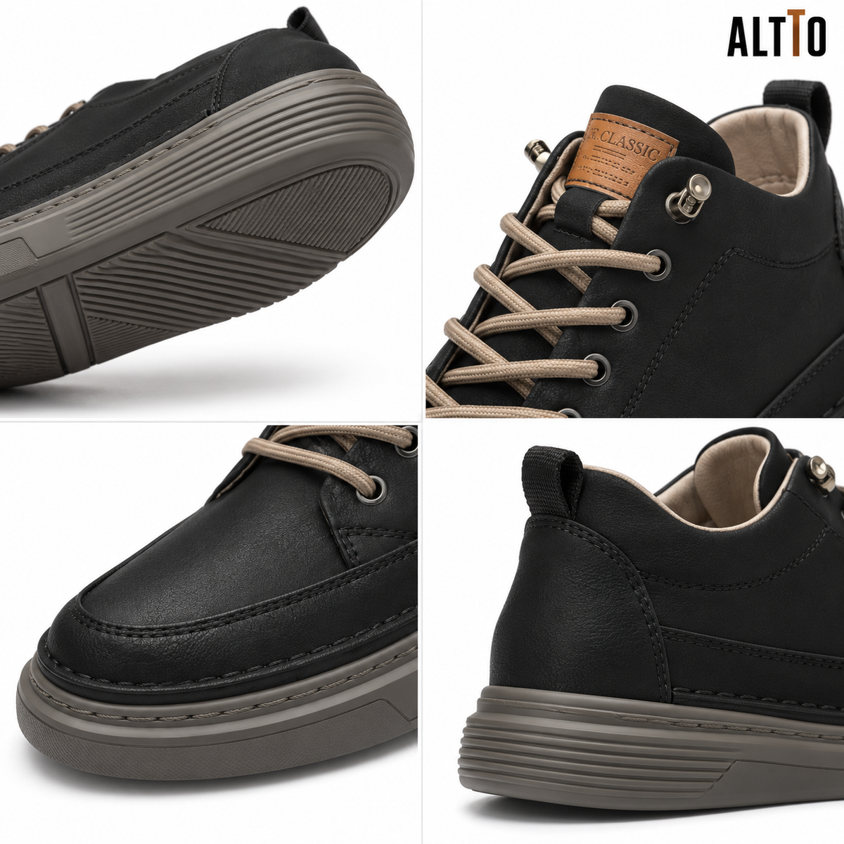 ALTTO LEATHER® · Zapatilla de cuero