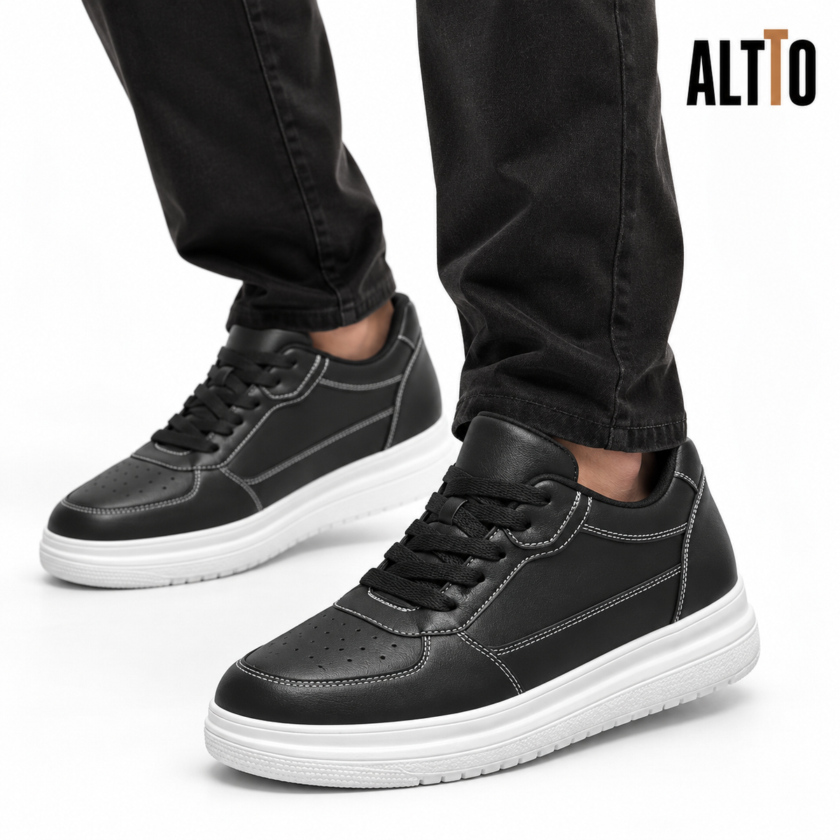 ALTTO STREET® · Zapatilla urbana de cuero