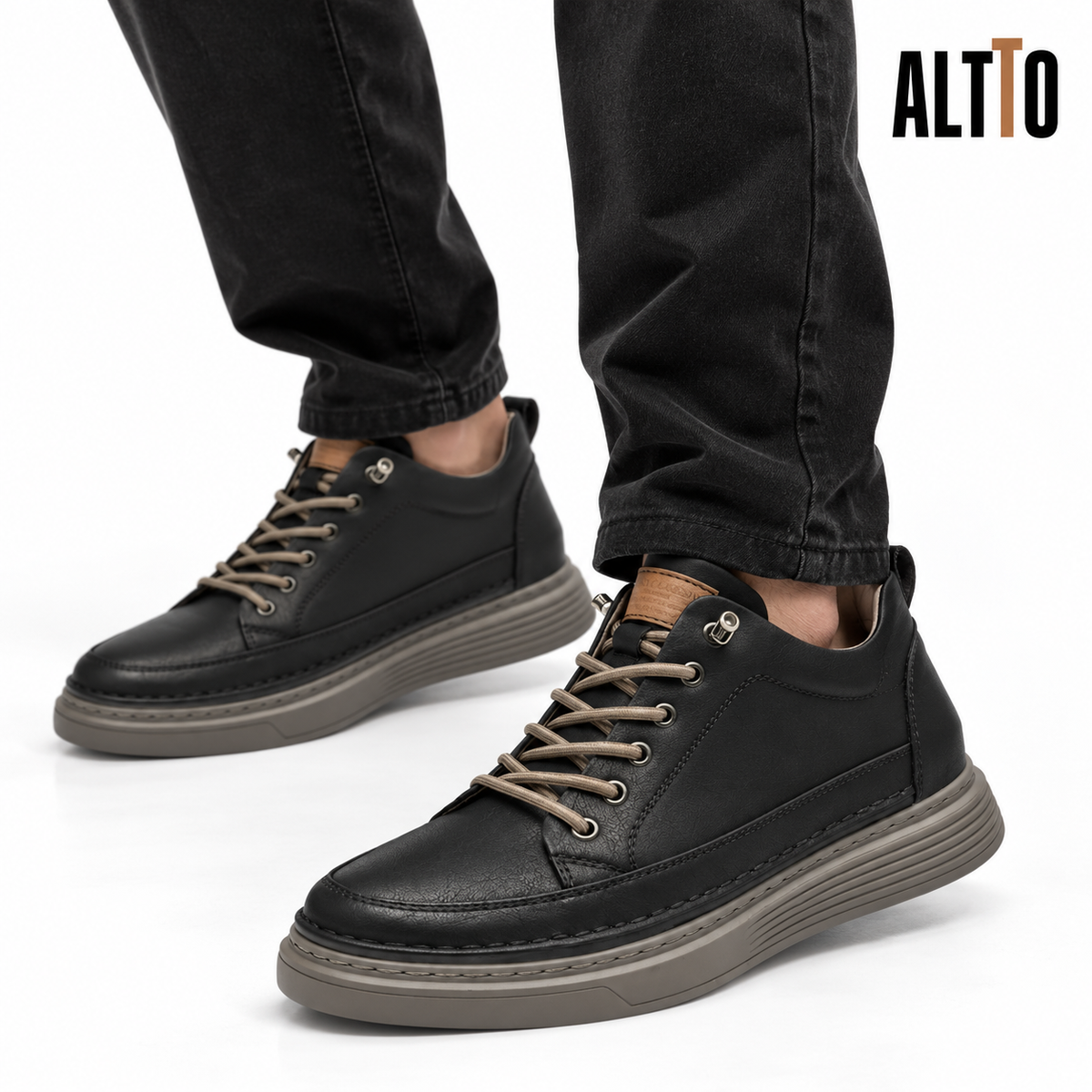 ALTTO LEATHER® · Zapatilla de cuero